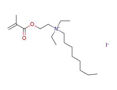 N,N-diethyl-N-[2-(methacryloyloxy)ethyl]-N-octylammonium iodide