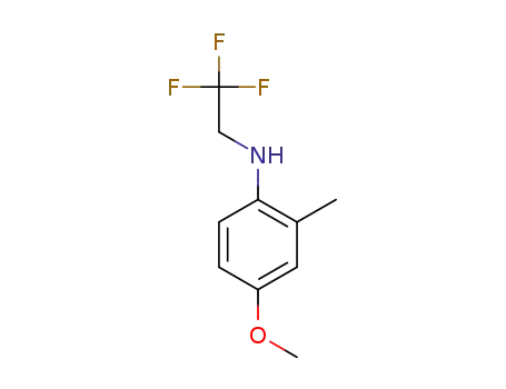4-methoxy-2-methyl-N-(2,2,2-trifluoroethyl)aniline