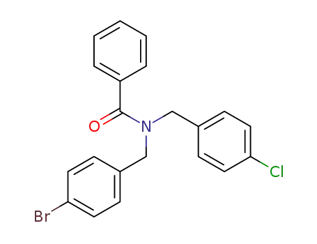 N-(4-bromo-benzyl)-N-(4-chloro-benzyl)-benzamide