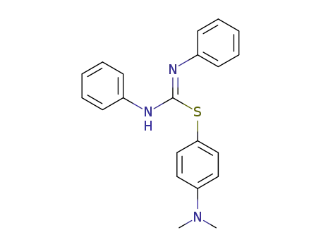 S-(4-dimethylamino-phenyl)-N,N'-diphenyl-isothiourea