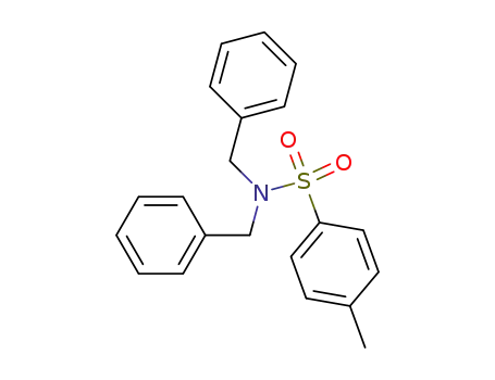 Molecular Structure of 72210-07-2 (Benzenesulfonamide, 4-methyl-N,N-bis(phenylmethyl)-)