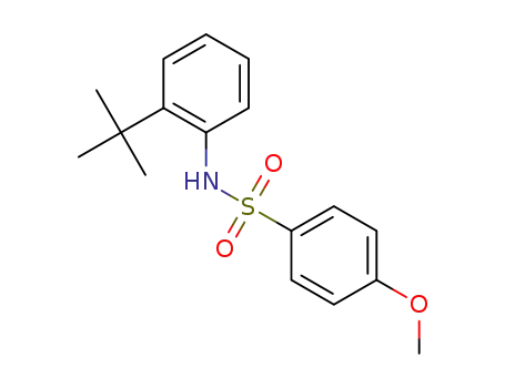 N-(2-(tert-butyl)phenyl)-4-methoxybenzenesulfonamide