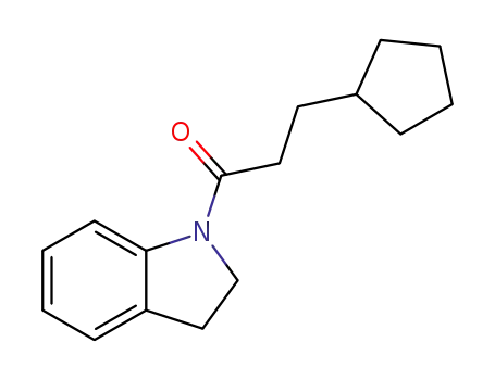 3-cyclopentyl-1-(indolin-1-yl)propan-1-one