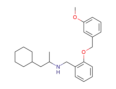 1-cyclohexyl-N-(2-((3-methoxybenzyl)oxy)benzyl)propan-2-amine