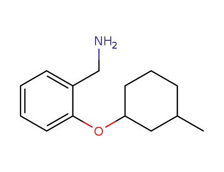 (2-((3-methylcyclohexyl)oxy)phenyl)methanamine