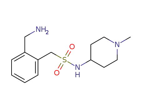 1-(2-(aminomethyl)phenyl)-N-(1-methylpiperidin-4-yl)methanesulfonamide