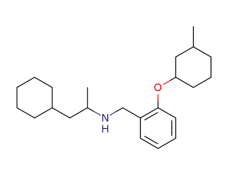 1-cyclohexyl-N-(2-((3-methylcyclohexyl)oxy)benzyl)propan-2-amine