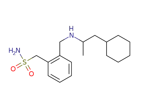 (2-(((1-cyclohexylpropan-2-yl)amino)methyl)phenyl)methanesulfonamide