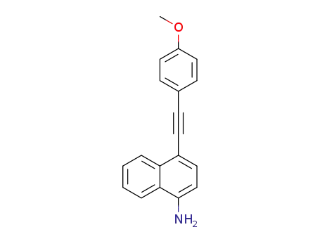4-((4-methoxyphenyl)ethynyl)naphthalen-1-amine