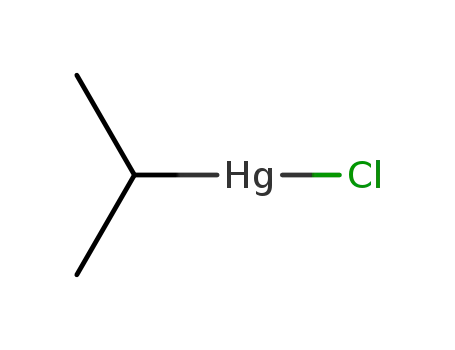 Molecular Structure of 30615-19-1 (isopropyl mercuric chloride)