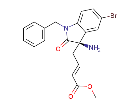 methyl (R,E)-4-(3-amino-1-benzyl-5-bromo-2-oxoindolin-3-yl)but-2-enoate