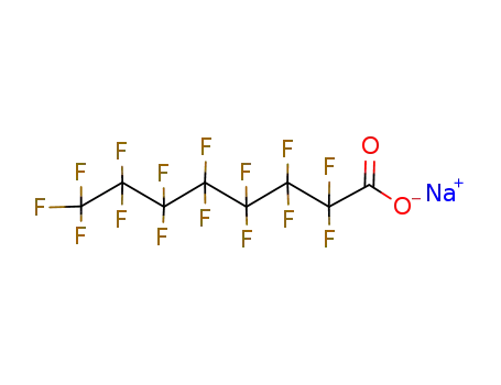 Molecular Structure of 335-95-5 (SODIUM PERFLUOROOCTANOATE)