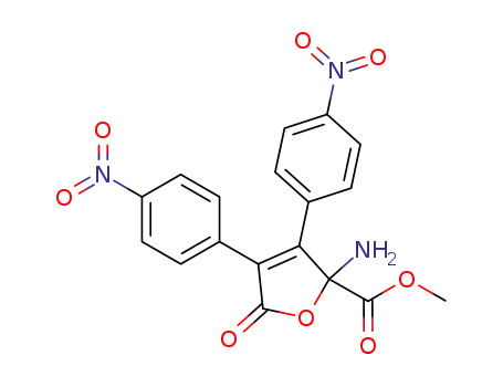 methyl 2-amino-3,4-bis(4-nitrophenyl)-5-oxo-2,5-dihydrofuran-2-carboxylate