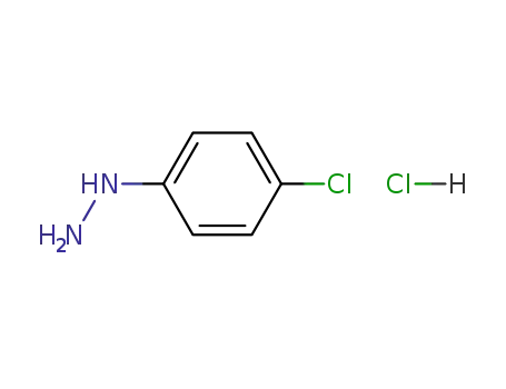 Molecular Structure of 1073-70-7 (4-Chlorophenylhydrazine hydrochloride)
