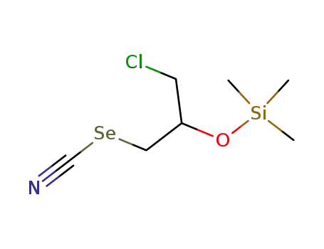 3-Chloro-2-trimethylsiloxypropyl selenocyanate