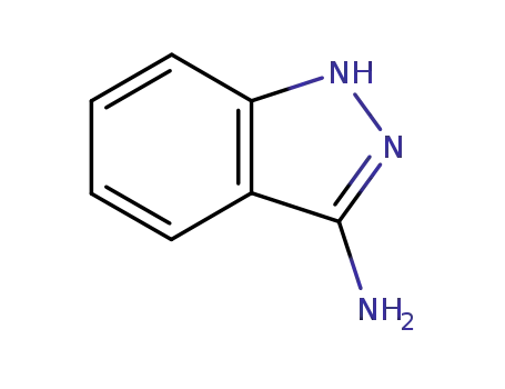 Molecular Structure of 874-05-5 (1H-Indazol-3-ylamine)