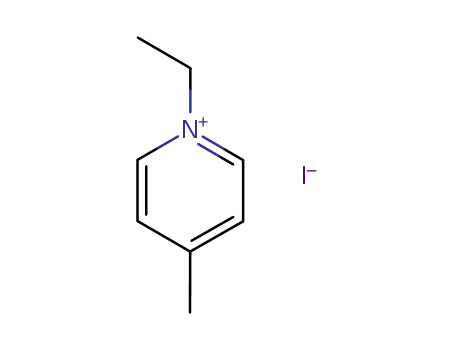 Molecular Structure of 15196-97-1 (Pyridinium, 1-ethyl-4-methyl-, iodide)