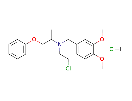 (2-chloro-ethyl)-(β-phenoxy-isopropyl)-veratryl-amine; hydrochloride
