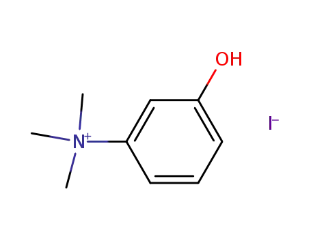 Molecular Structure of 2498-27-3 (TRIMETHYL(3-HYDROXYPHENYL)AMMONIUMIODIDE)