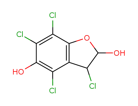 2,5-dihydroxy-3,4,6,7-tetrachloro-2,3-dihydrobenzofuran