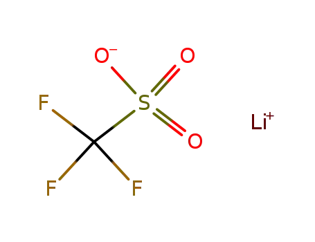 Molecular Structure of 33454-82-9 (Lithium triflate)