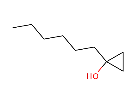 Molecular Structure of 113858-50-7 (Cyclopropanol, 1-hexyl-)