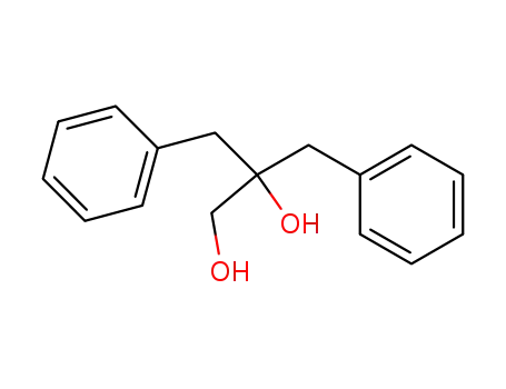 Molecular Structure of 92527-70-3 (1,2-Propanediol, 3-phenyl-2-(phenylmethyl)-)