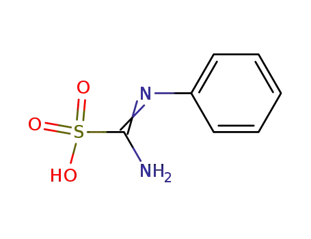 Molecular Structure of 25343-52-6 (Phenylimino(amino)methanesulfonic acid)