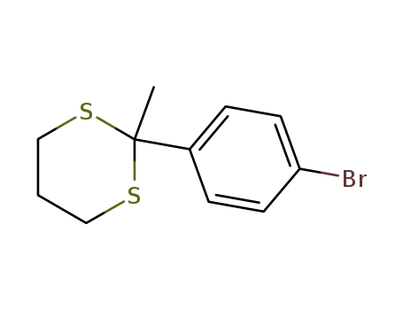 2-(4-bromophenyl)-2-methyl-1,3-dithiane