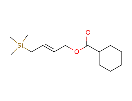 Cyclohexanecarboxylic acid (E)-4-trimethylsilanyl-but-2-enyl ester