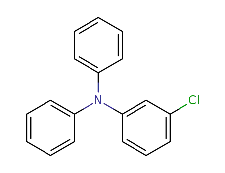 Molecular Structure of 106336-13-4 (Benzenamine, 3-chloro-N,N-diphenyl-)