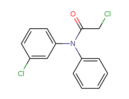 Molecular Structure of 83254-79-9 (Acetamide, 2-chloro-N-(3-chlorophenyl)-N-phenyl-)