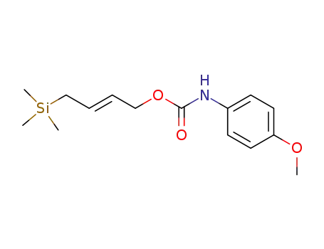 (4-Methoxy-phenyl)-carbamic acid (E)-4-trimethylsilanyl-but-2-enyl ester