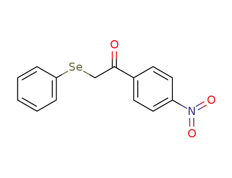 Molecular Structure of 104755-32-0 (Ethanone, 1-(4-nitrophenyl)-2-(phenylseleno)-)