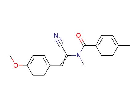 N-[(E)-1-Cyano-2-(4-methoxy-phenyl)-vinyl]-4,N-dimethyl-benzamide
