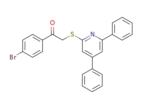 1-(4-Bromo-phenyl)-2-(4,6-diphenyl-pyridin-2-ylsulfanyl)-ethanone