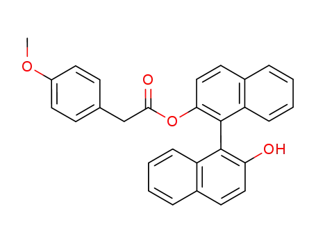 4-Methoxyphenylacetic acid (S)-(-)-2'-hydroxy-1,1'-binaphthyl-2-yl ester