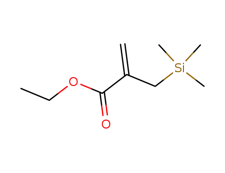 Molecular Structure of 74976-84-4 (ETHYL 2-(TRIMETHYLSILYLMETHYL)ACRYLATE)