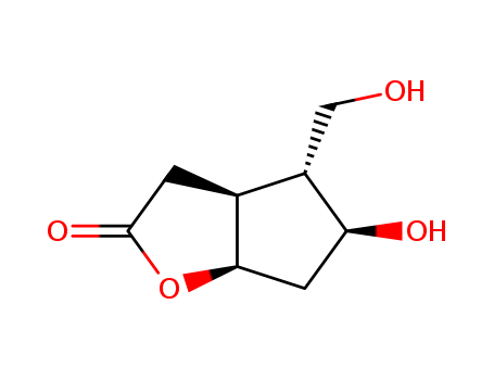 (3aS,4R,5S,6aR)-(+)-Hexahydro-5-hydroxy-4-(hydroxymethyl)-2H-cyclopenta[b]furan-2-one(76704-05-7)
