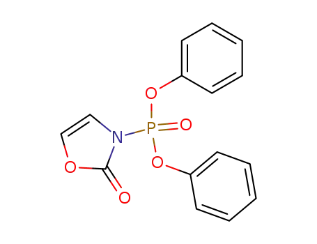 Molecular Structure of 78605-38-6 (Phosphonic acid, (2-oxo-3(2H)-oxazolyl)-, diphenyl ester)