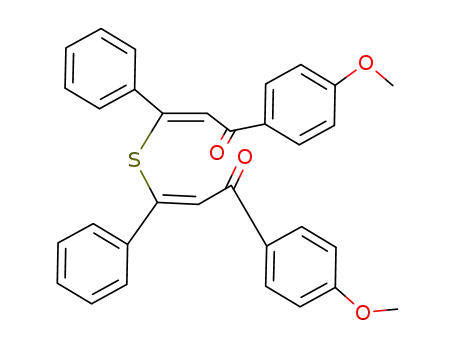 (Z,Z)-3,3'-Thiodi(1-p-methoxyphenyl-3-phenyl-prop-2-ene-1-one)