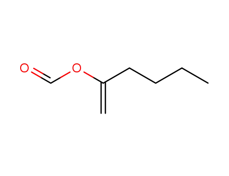 Molecular Structure of 134965-38-1 (1-Hexen-2-ol, formate)