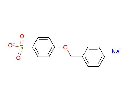 Molecular Structure of 111712-04-0 (Benzenesulfonic acid, 4-(phenylmethoxy)-, sodium salt)