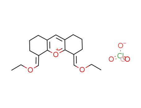 4,5-diethoxymethylene-1,2,3,4,5,6,7,8-octahydroxanthylium perchlorate