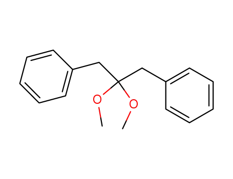 Molecular Structure of 193829-29-7 (Benzene, 1,1'-(2,2-dimethoxy-1,3-propanediyl)bis-)