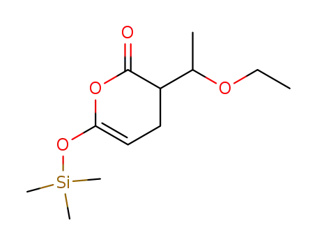 3-(1-Ethoxy-ethyl)-6-trimethylsilanyloxy-3,4-dihydro-pyran-2-one