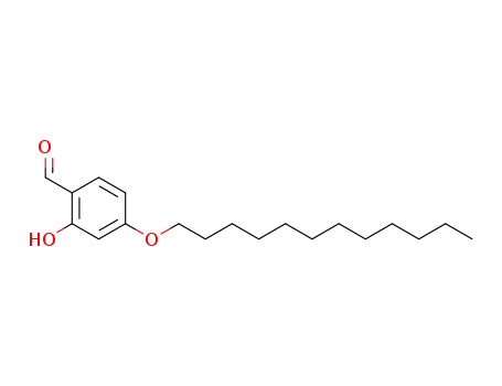 Molecular Structure of 111772-62-4 (Benzaldehyde, 4-(dodecyloxy)-2-hydroxy-)