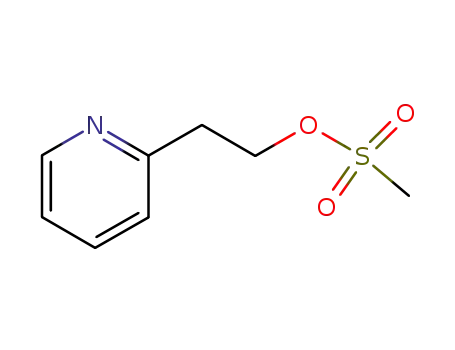 Molecular Structure of 138428-37-2 (METHANESULFONATE-2-PYRIDINEETHANOL ESTER)