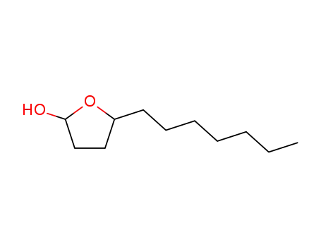 Molecular Structure of 116625-66-2 (2-Furanol, 5-heptyltetrahydro-)