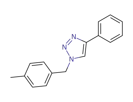 Molecular Structure of 126800-02-0 (1H-1,2,3-Triazole, 1-[(4-methylphenyl)methyl]-4-phenyl-)